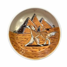 Saluki 1 Dog Bowl