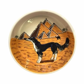 Saluki 2 Dog Bowl