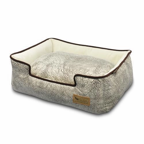 Savannah Lounge Dog Bed Ash Grey/Chocolate