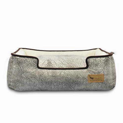 Savannah Lounge Dog Bed Ash Grey/Chocolate