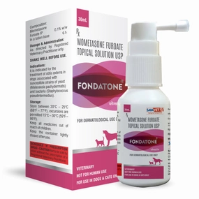 Savavet Fondatone Lotion (Mometasone Furoate) Topical Solution for Dogs and Cats
