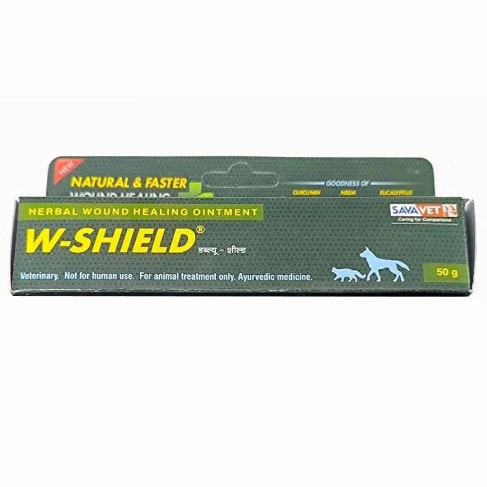 Savavet W-Shield Herbal Wound Healing Ointment for Dogs and Cats (50g)