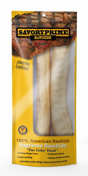 Savory Prime 10 AMERICAN Retriever Roll White for Dogs - 2 pk