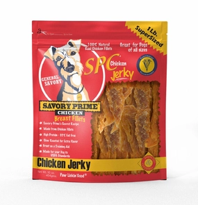 Savory Prime Natural Chicken Jerky Dog Treat 16oz