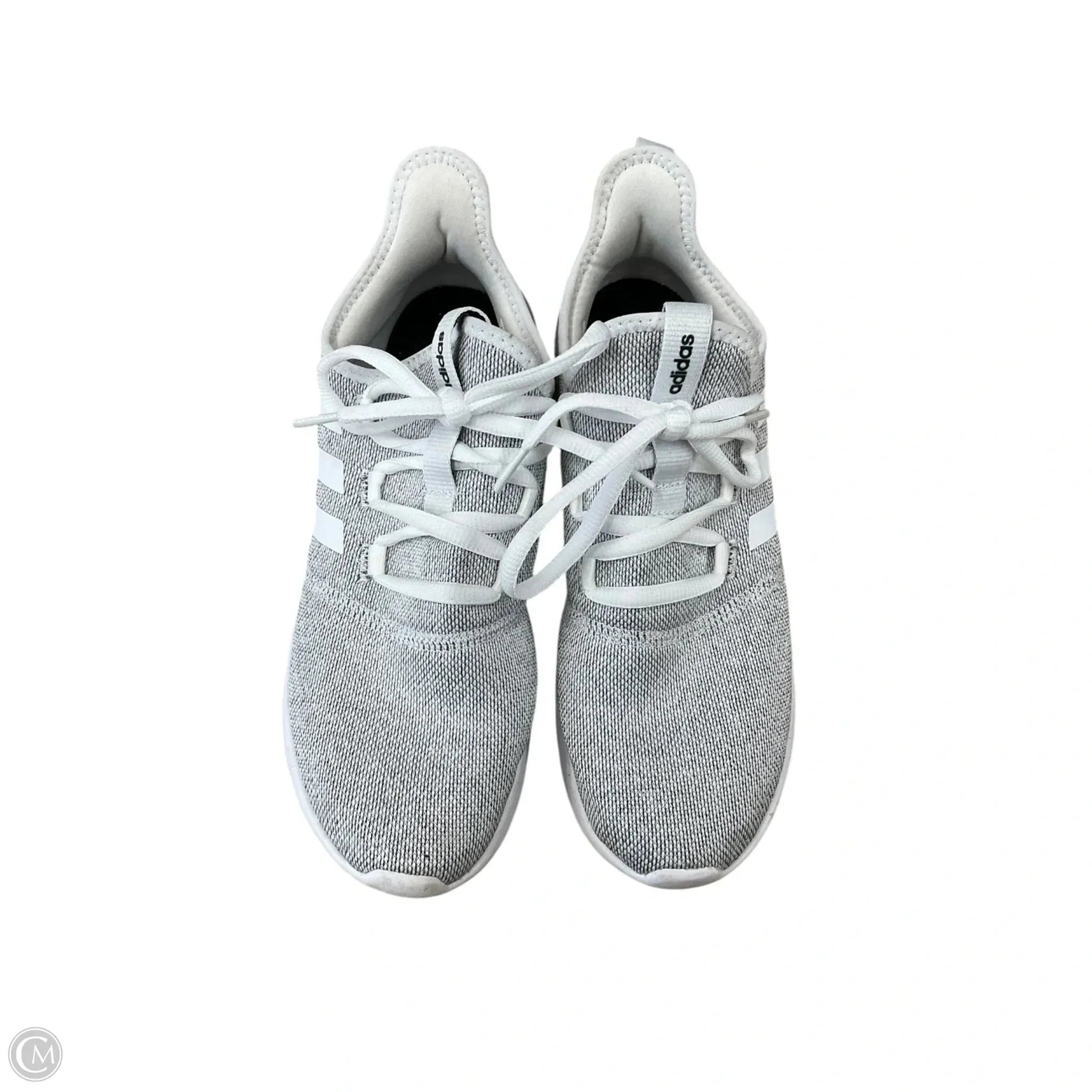 Chaussures de sport Adidas en vert et blanc, Taille : 10