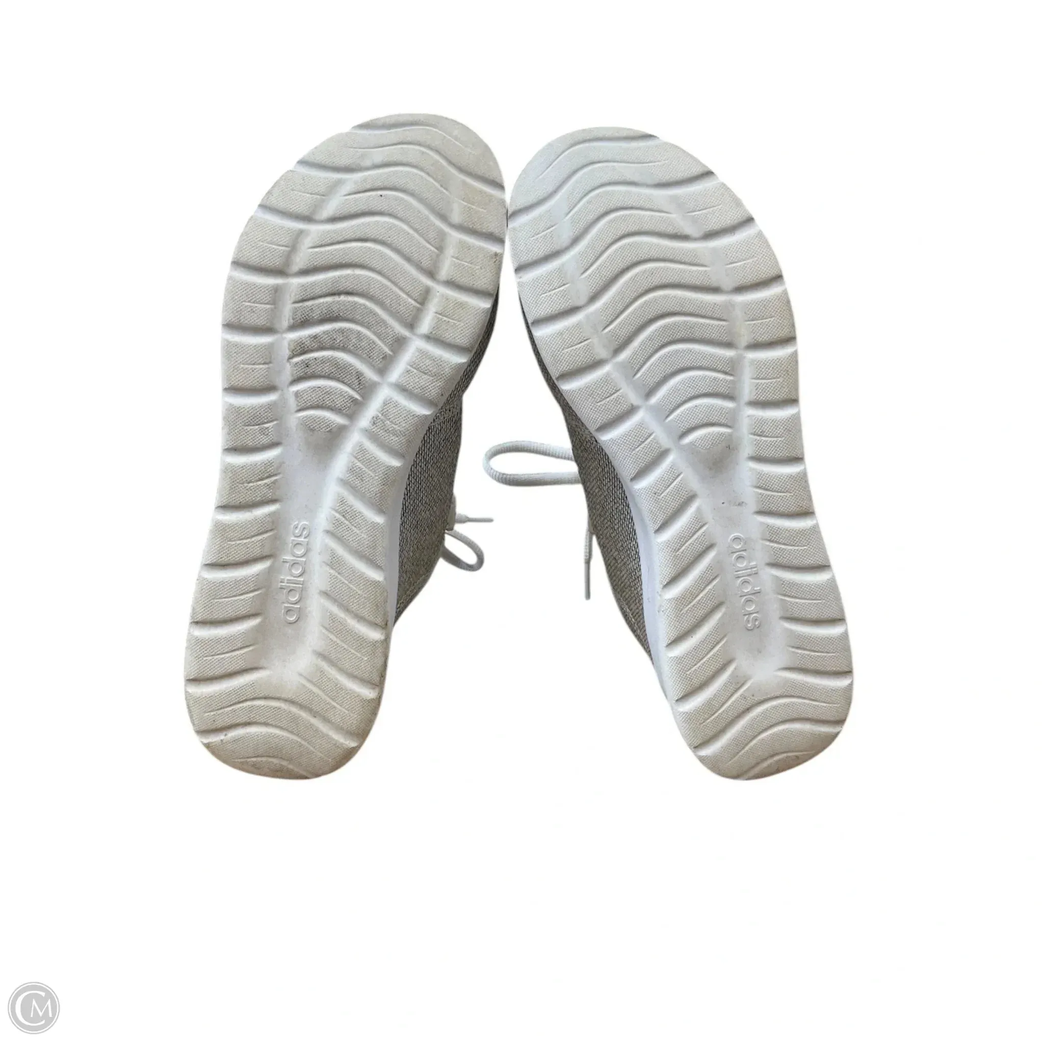 Chaussures de sport Adidas en vert et blanc, Taille : 10