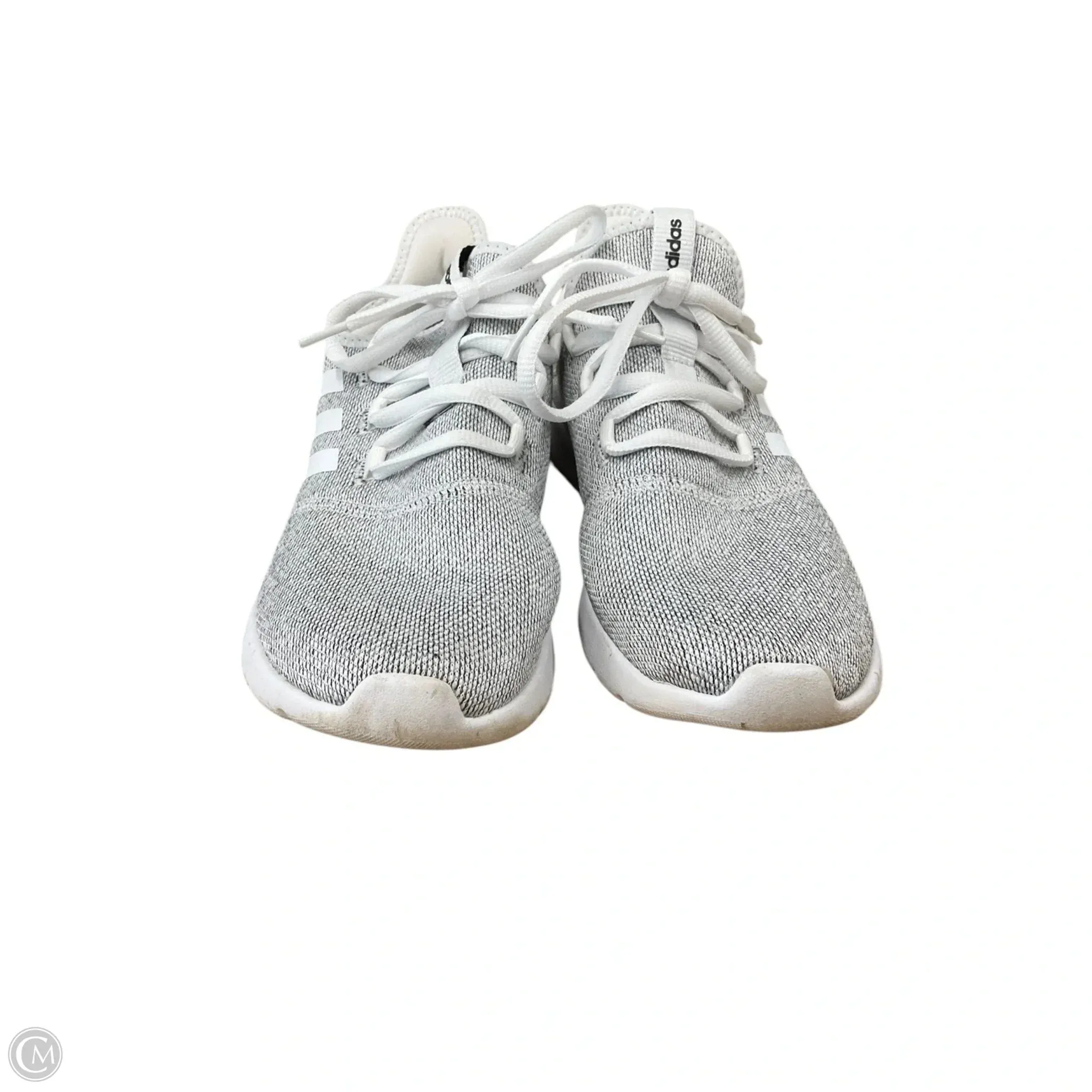 Chaussures de sport Adidas en vert et blanc, Taille : 10
