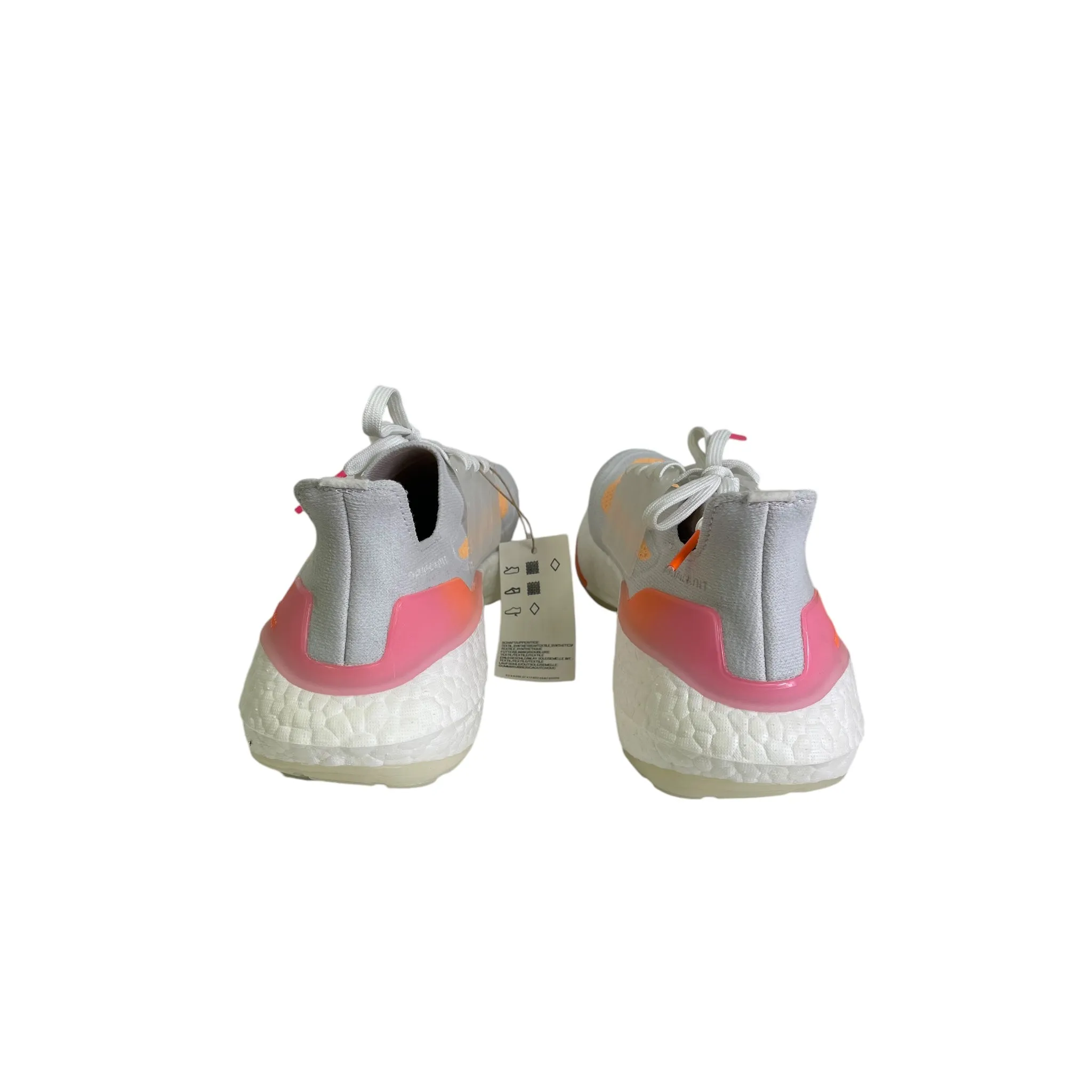 Chaussures de sport Adidas en orange et blanc, Taille : 6.5