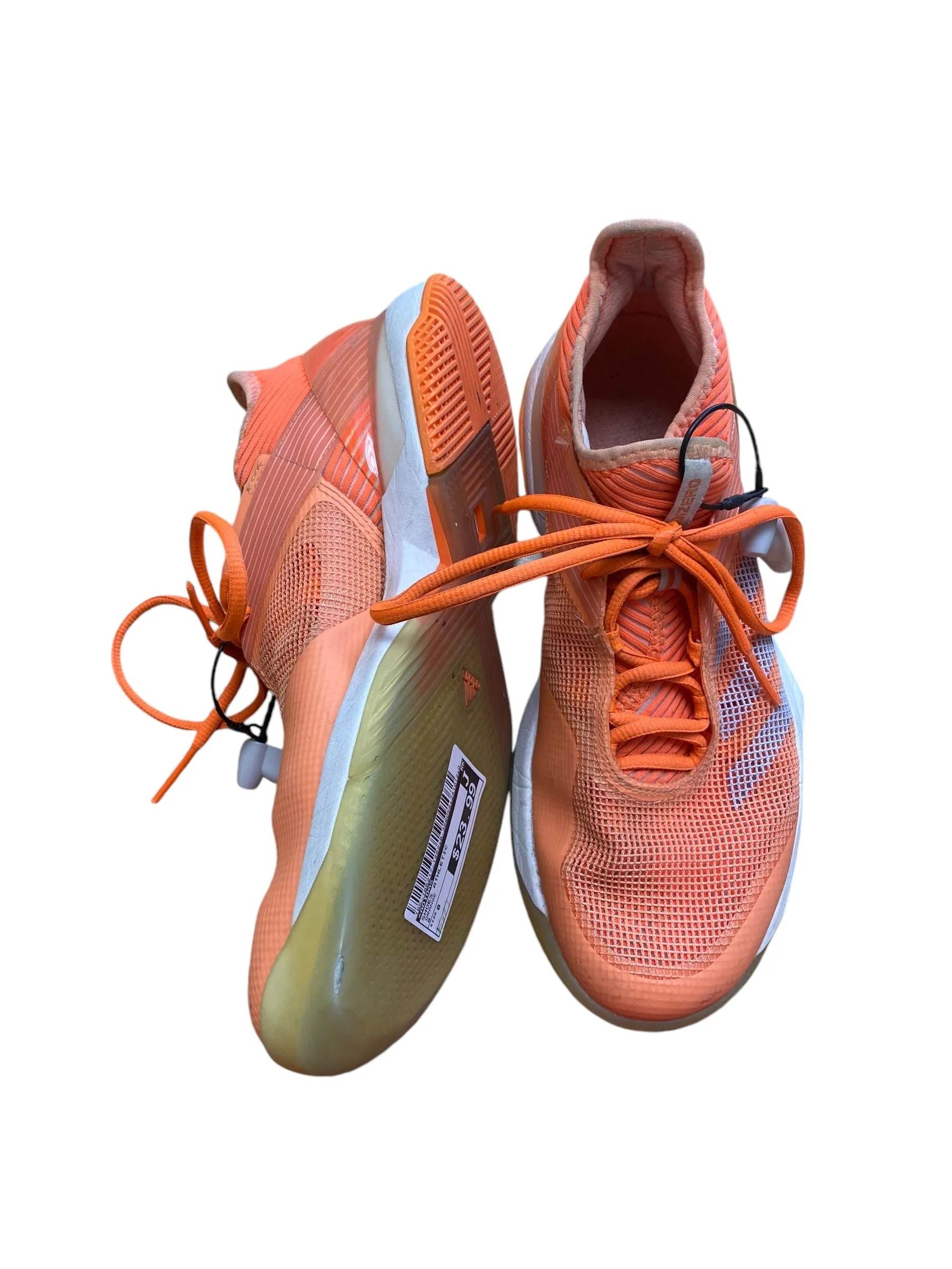 Chaussures de sport Adidas en orange, taille : 8 adidas