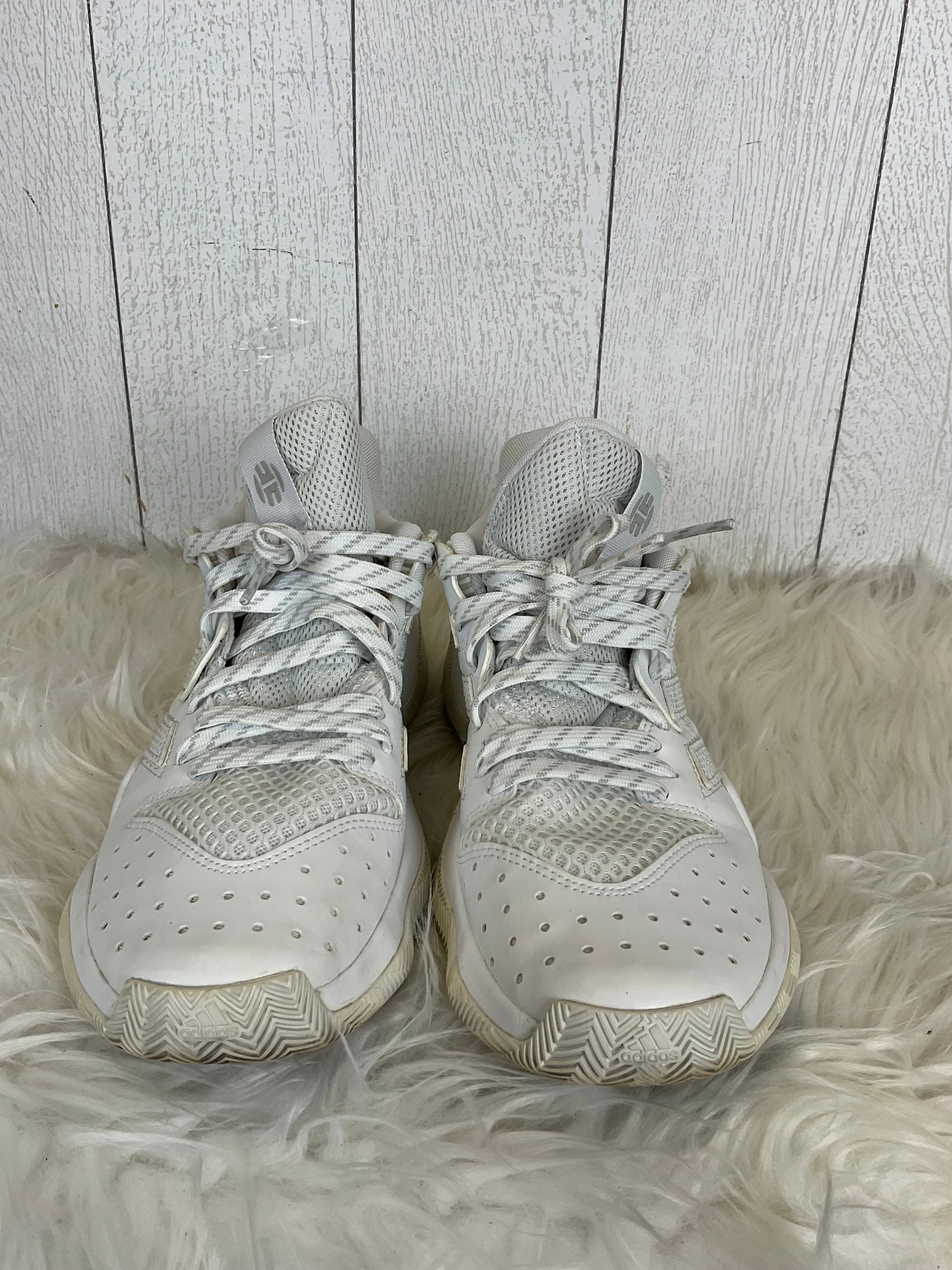 Chaussures de sport Adidas en blanc, taille : 8