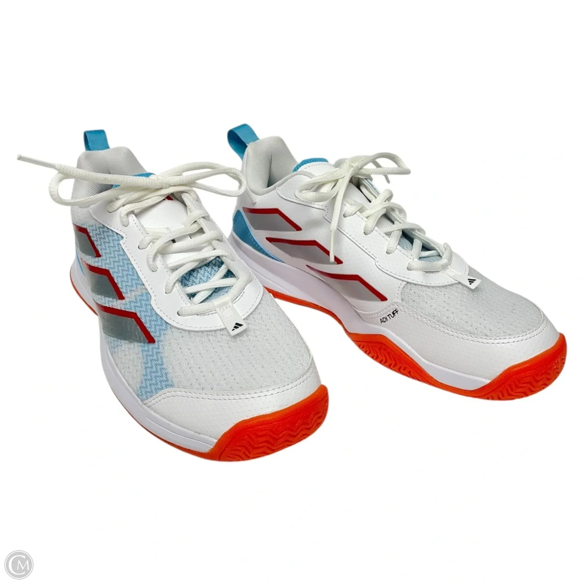 Chaussures de sport Adidas en blanc, taille : 9