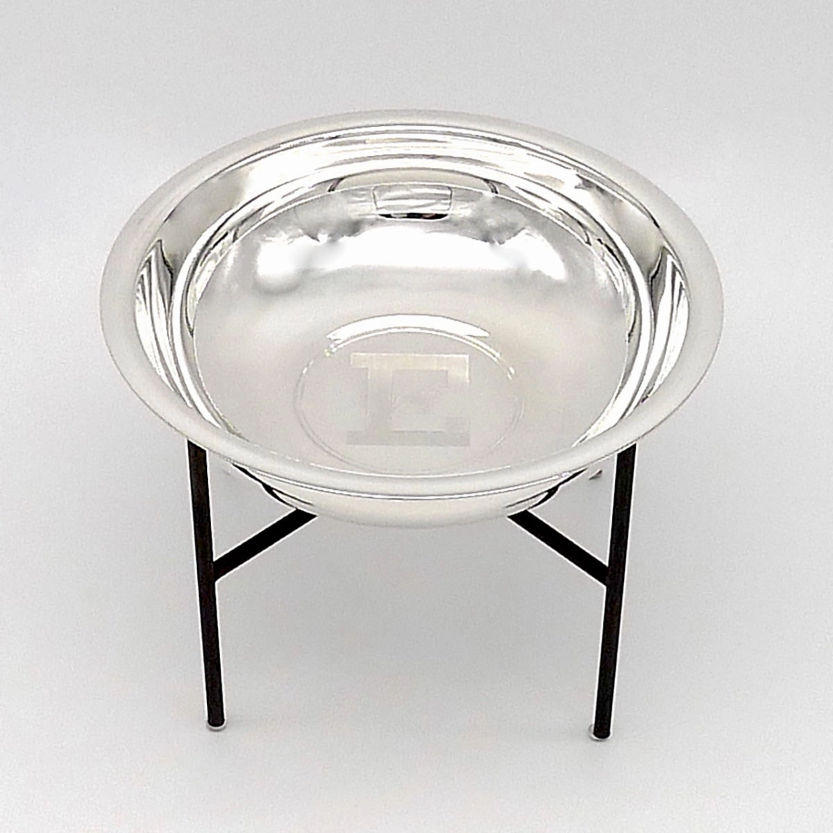 Silver Plate Or Sterling Silver Dog Bowl With Pedestal