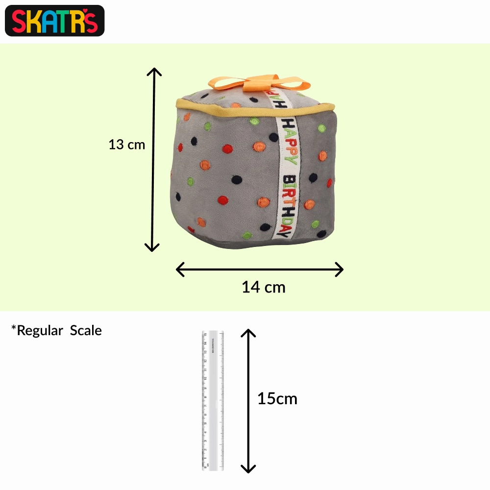 Skatrs Birthday Gift Plush Toy for Dogs
