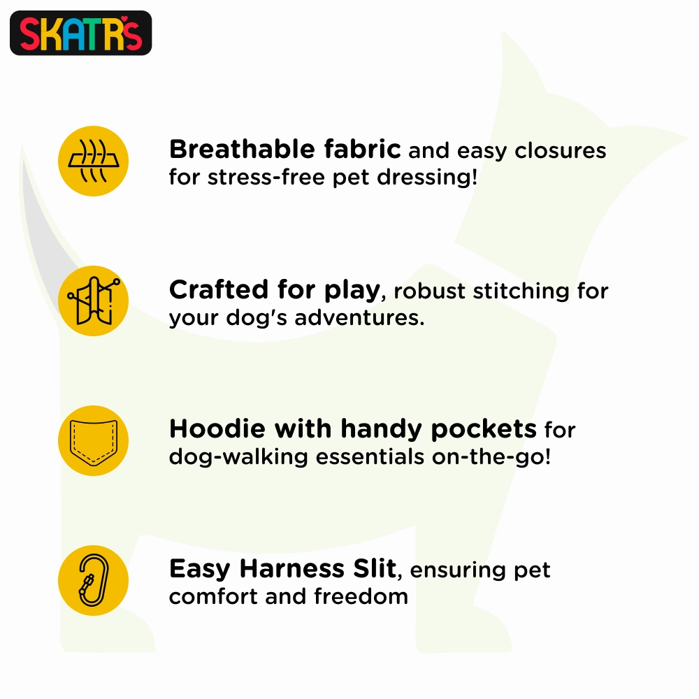 Skatrs Blaze Breezy Vest with Pockets for Dogs and Cats (Violet)
