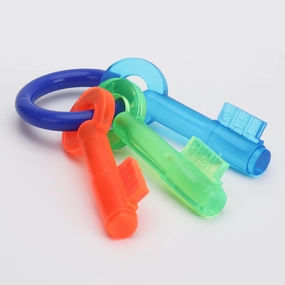 Skatrs Key Shaped Chew Teether Toy for Puppy and Dogs