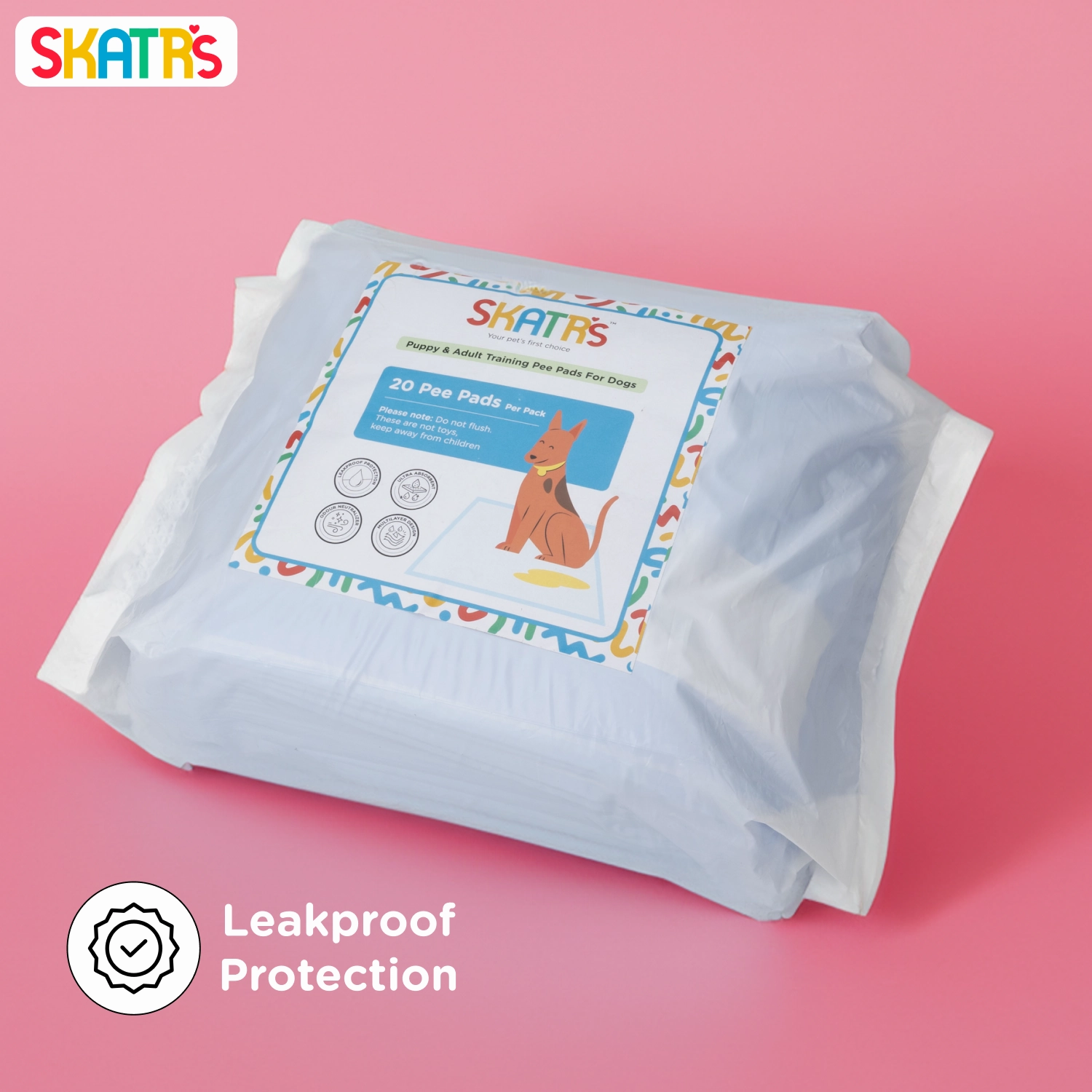 Skatrs Training Pee Pads for Dogs and Cats (45x60cm)