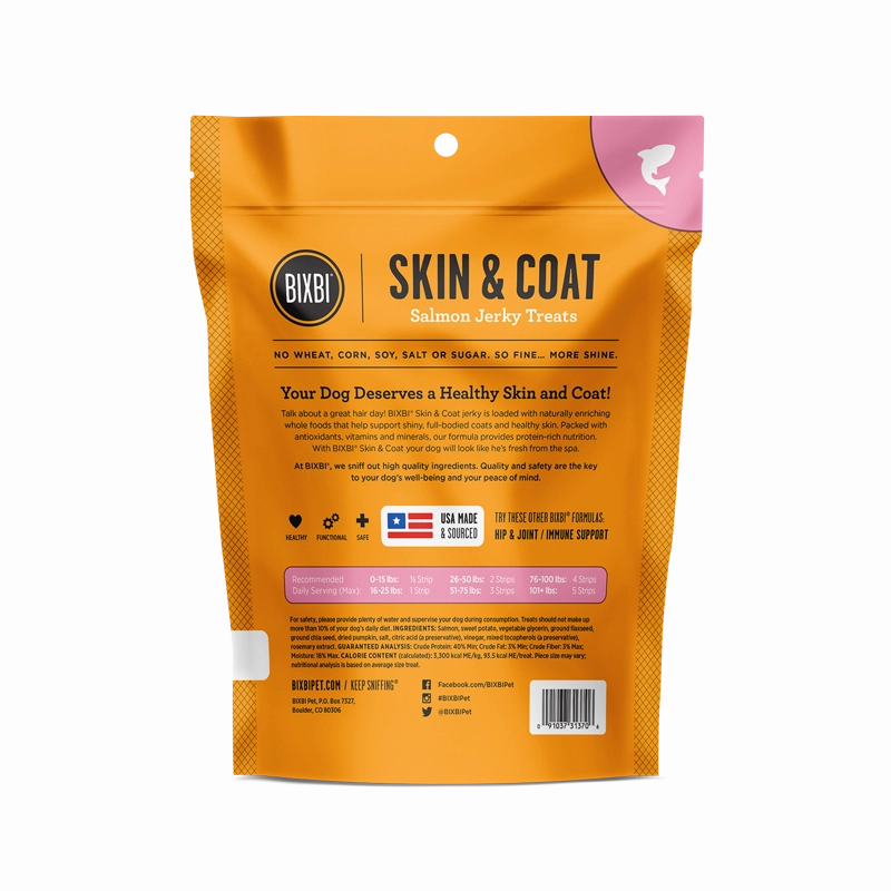 Skin & Coat Salmon Jerky Dog Treats