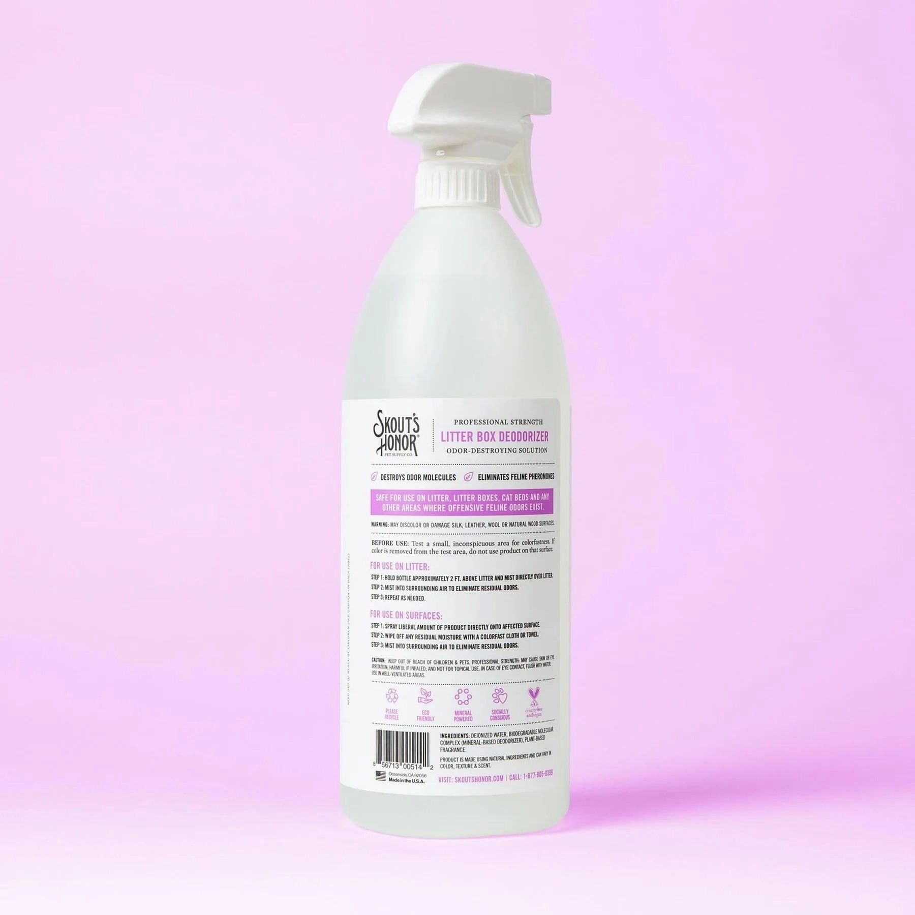 Skout's Honor Litter Box Deodorizer, 35 oz