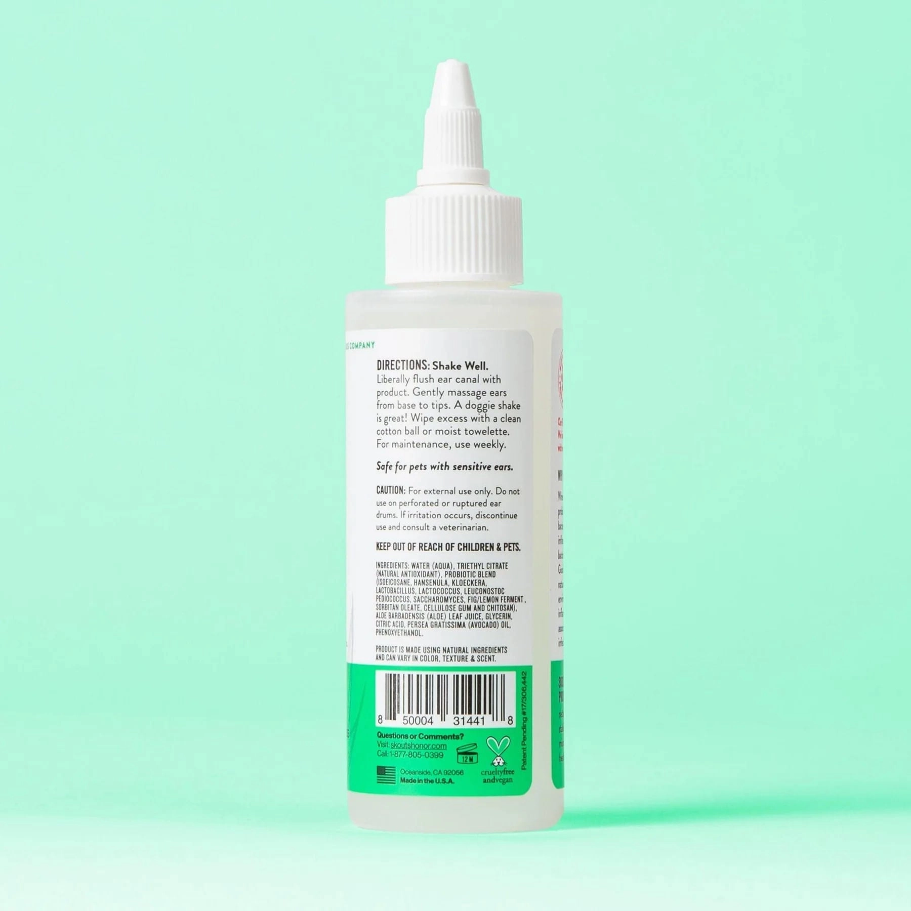 Skout's Honor Probiotic Ear Cleaner, 4 oz