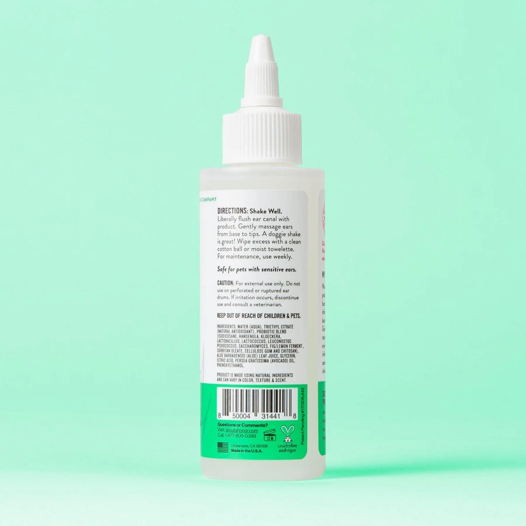 Skout's Honor Probiotic Ear Cleaner, 4 oz