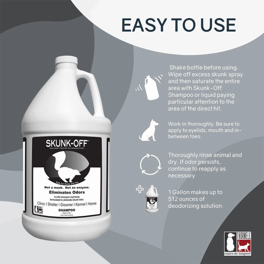 Skunk-Off Shampoo, Gallon