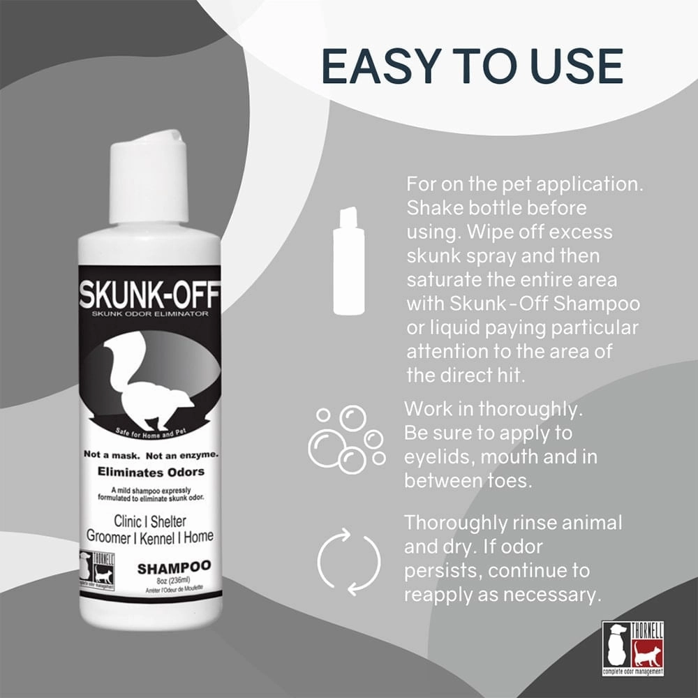 Skunk-Off  Skunk Odor Eliminator Shampoo, 8 oz