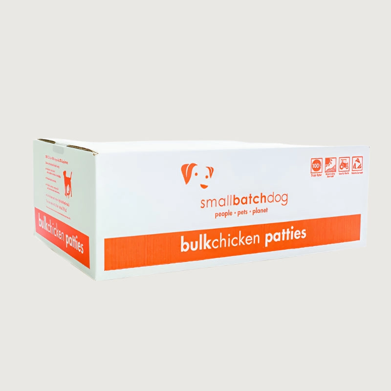SMALLBATCH Frozen Raw Chicken Batch Patties for Dogs