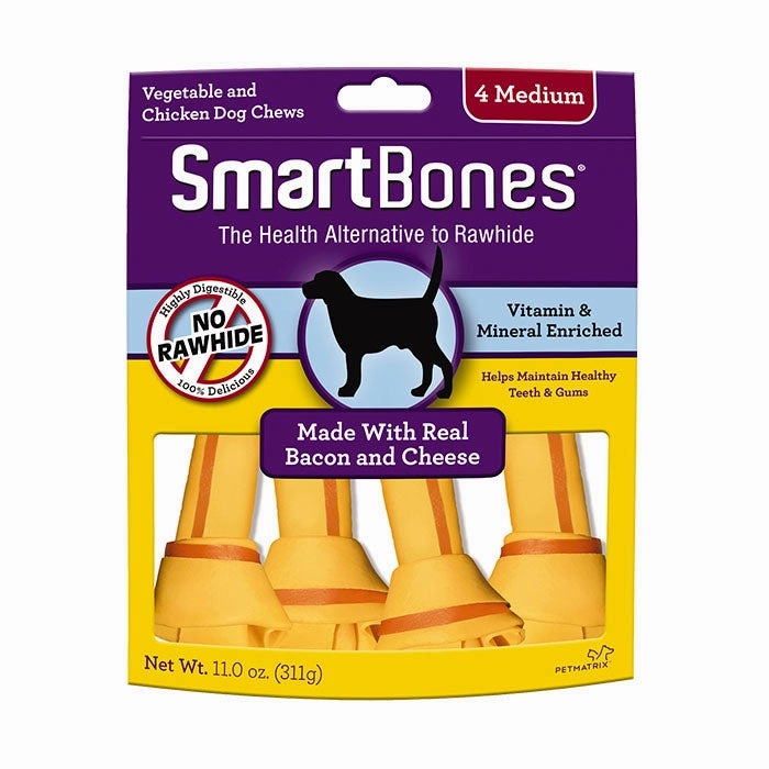SmartBones Bacon & Cheese Medium 4pcs