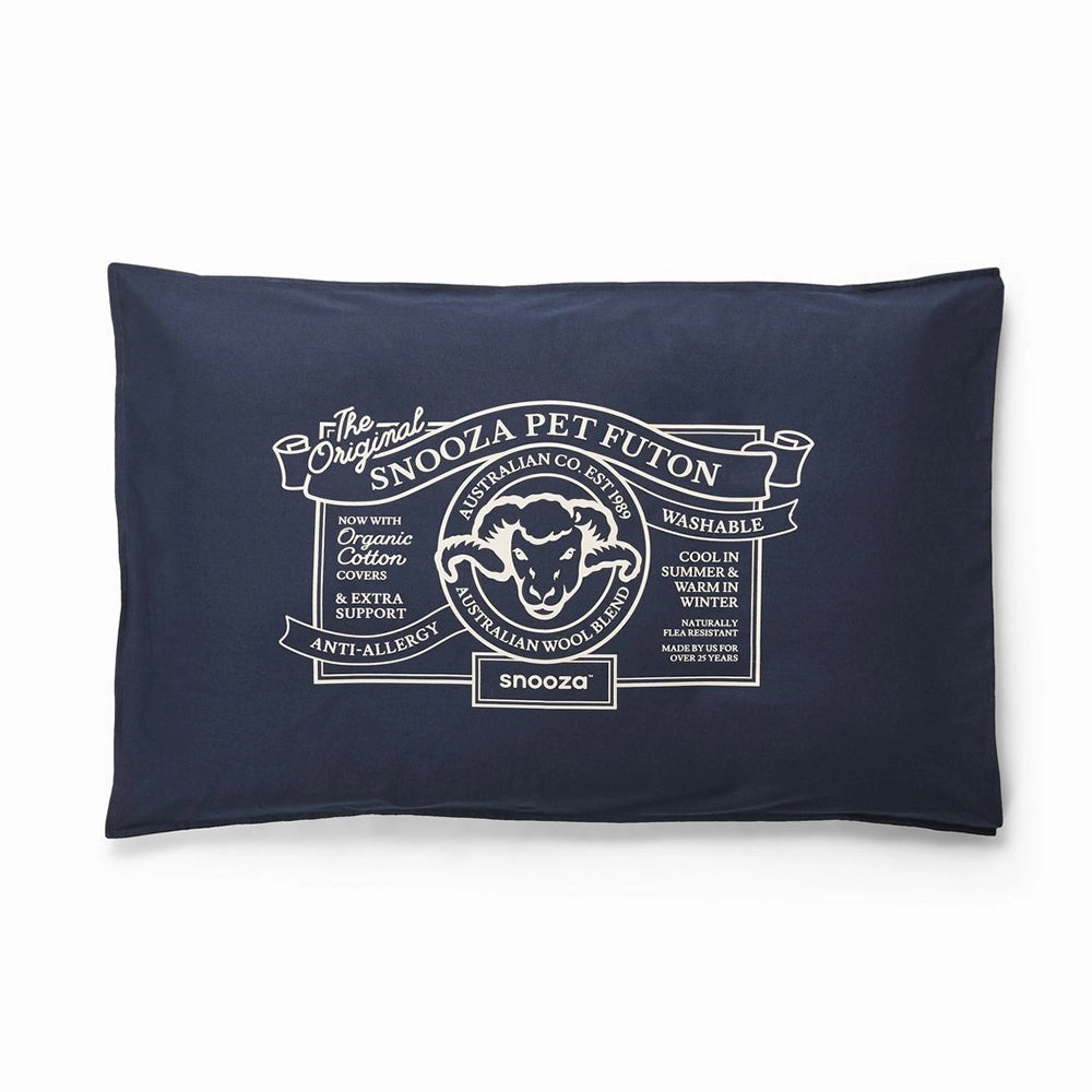 Snooza Futon Organic Mighty Blue