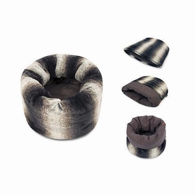 Snuggle Dog Bed Graphite Black
