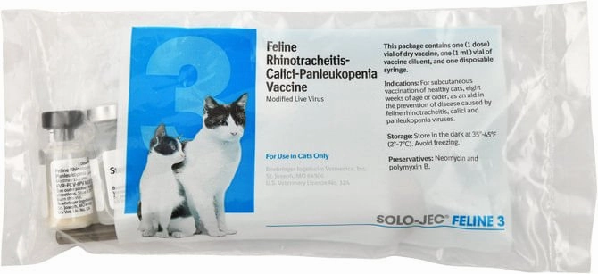 Solo-Jec Feline 3 Cat Vaccine, Single Dose