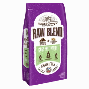Stella & Chewy's Cat Raw Blend Kibble Cage Free Poultry Recipe 10lb