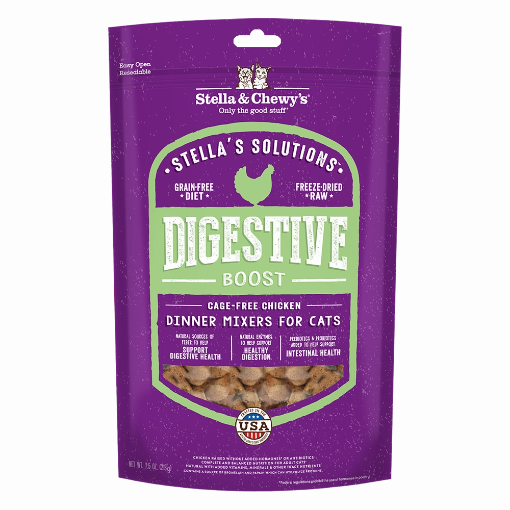 Stella & Chewy's Cat Stella's Solutions Digestive Boost - Cage-Free Chicken 7.5oz