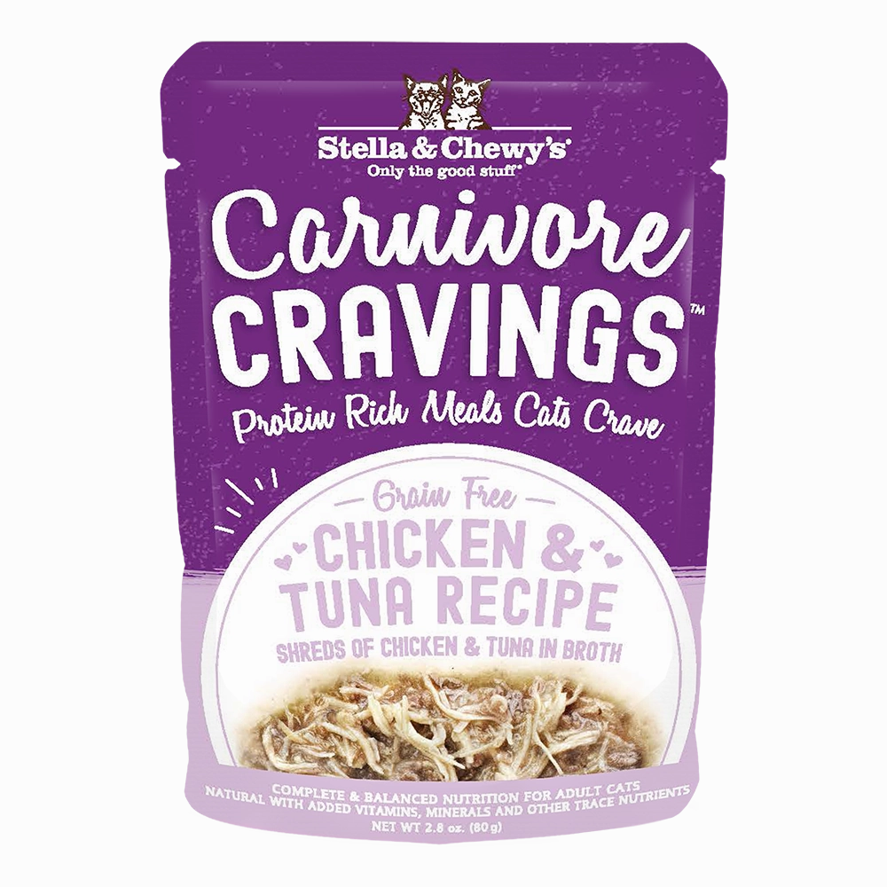 Stella & Chewy's Cat Wet Food Carnivore Cravings Chicken & Tuna 2.8oz
