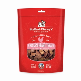Stella & Chewy's Dog Freeze-Dried Raw Single Ingredient - Chicken Heart Treats 85g
