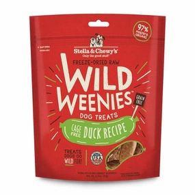 Stella & Chewy's Freeze-Dried Raw Wild Weenies Dog Treats - Duck Recipe 3.25oz
