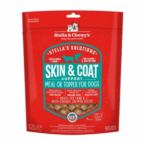 Stella & Chewy's Stella's Solutions Skin & Coat Boost Freeze-Dried Raw Grass-Fed Lamb & Wild-Caught Salmon Dinner Morsels Dog Food