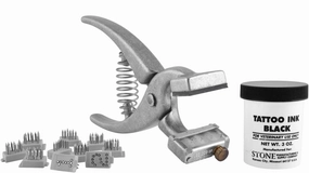 Stone 300 Pet/Pig Tattoo Kit