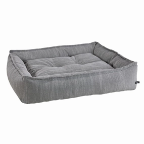 Stone Grey Performance Woven Sterling Lounge Dog Bed