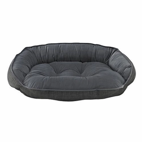 Storm Microlinen Crescent Dog Bed