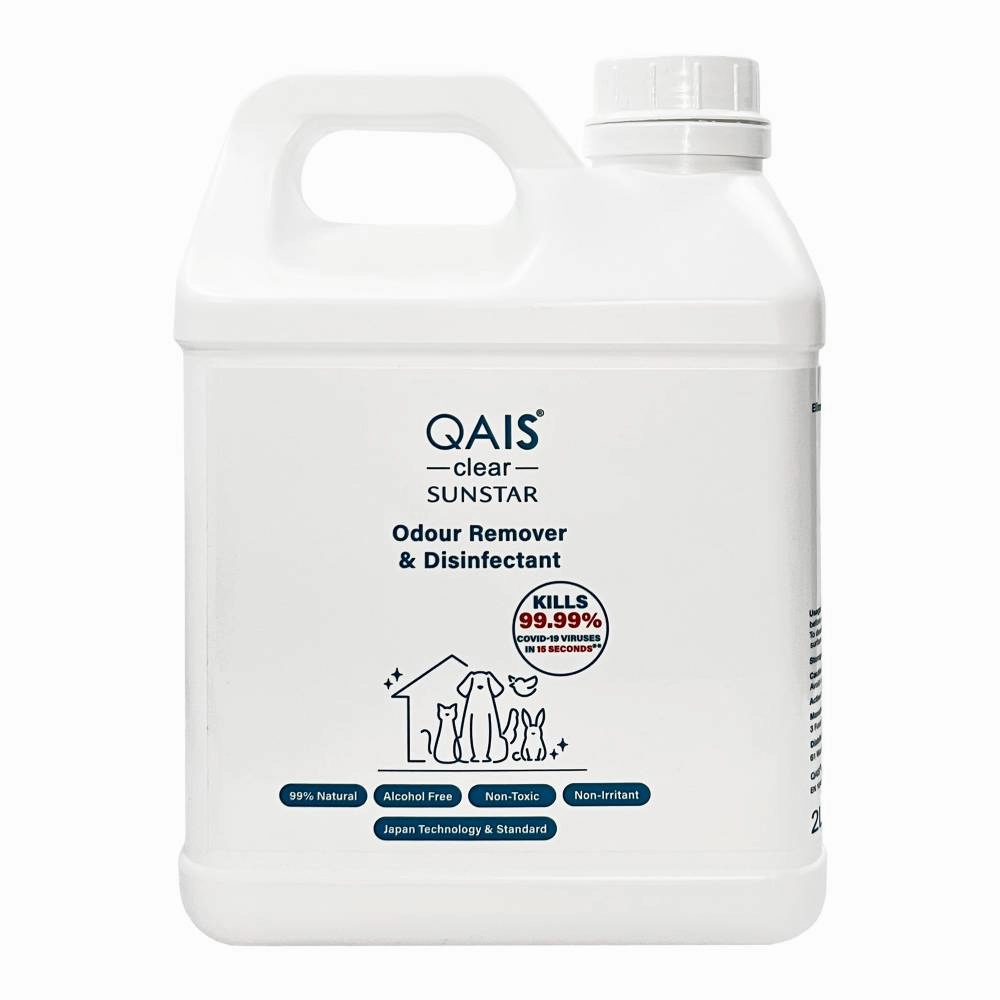 Sunstar Qais Clear Pet Odour Remover & Disinfectant 2L