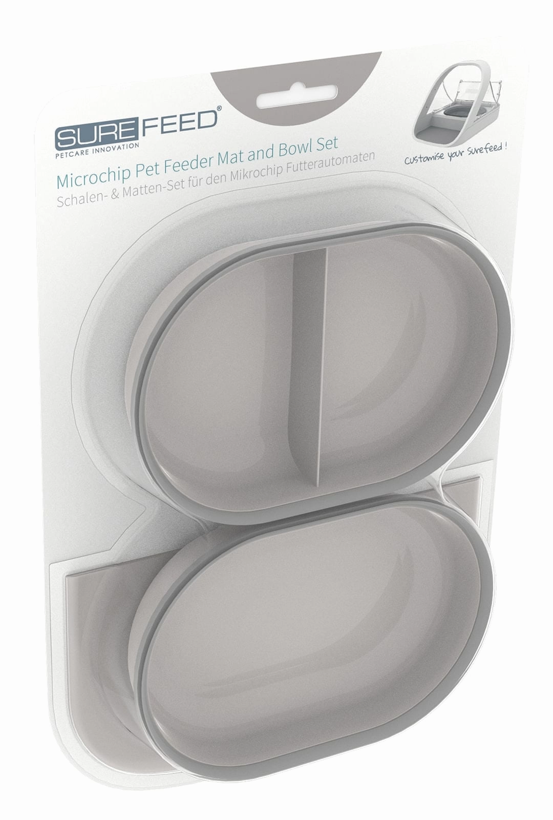 SureFeed Microchip Feeder Mat and Bowl Set