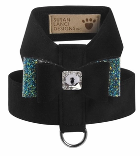 Susan Lanci AB Crystal Stellar Big Bow Tinkie Harness in Black