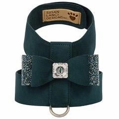 Susan Lanci AB Crystal Stellar Big Bow Tinkie Harness in Emerald
