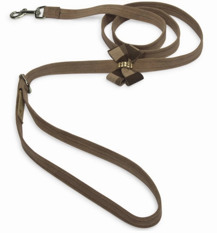 Susan Lanci Fawn Gingham Nouveau Bow Step In Harness