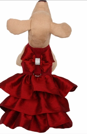 Susan Lanci Madison Dress - Burgundy