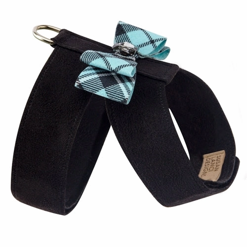 Susan Lanci Scotty Tinkie Harness Tiffi Plaid - Big Bow