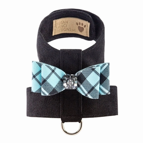 Susan Lanci Scotty Tinkie Harness Tiffi Plaid - Big Bow