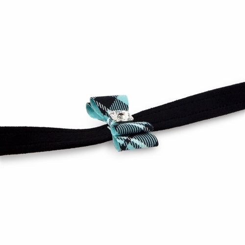 Susan Lanci Scotty Tinkie Harness Tiffi Plaid - Big Bow