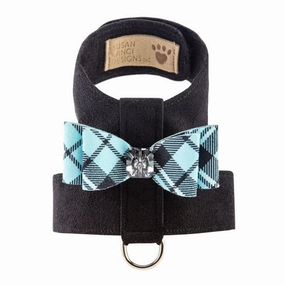 Susan Lanci Scotty Tinkie Harness Tiffi Plaid - Big Bow